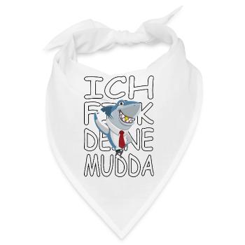 Deine Mudda-lustige-humor-satire Vers.2 - Bandana - Weiß - Vorne