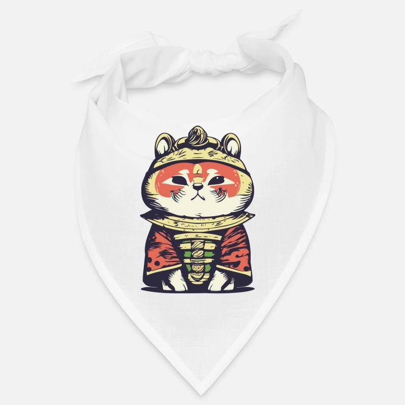 Red Panda Samurai Bandana