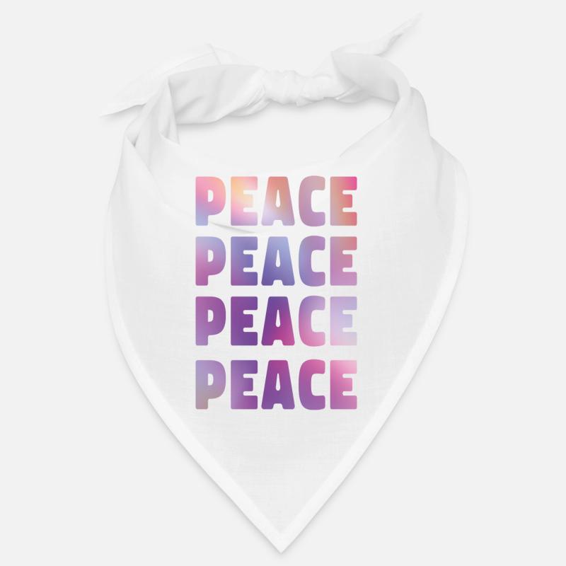 Peace vs. War Statement Christmas Bandana