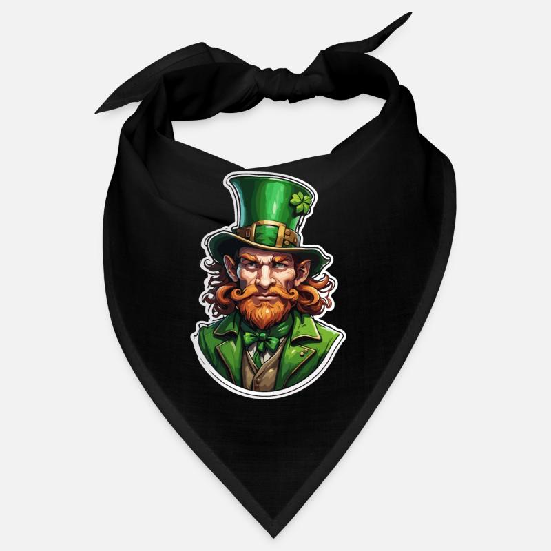 Leprechaun / Leprechaun / Vert / Gingembre / Irlande Bandana