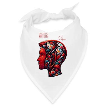 Artistic Vision - Bandana - Weiß - Vorne