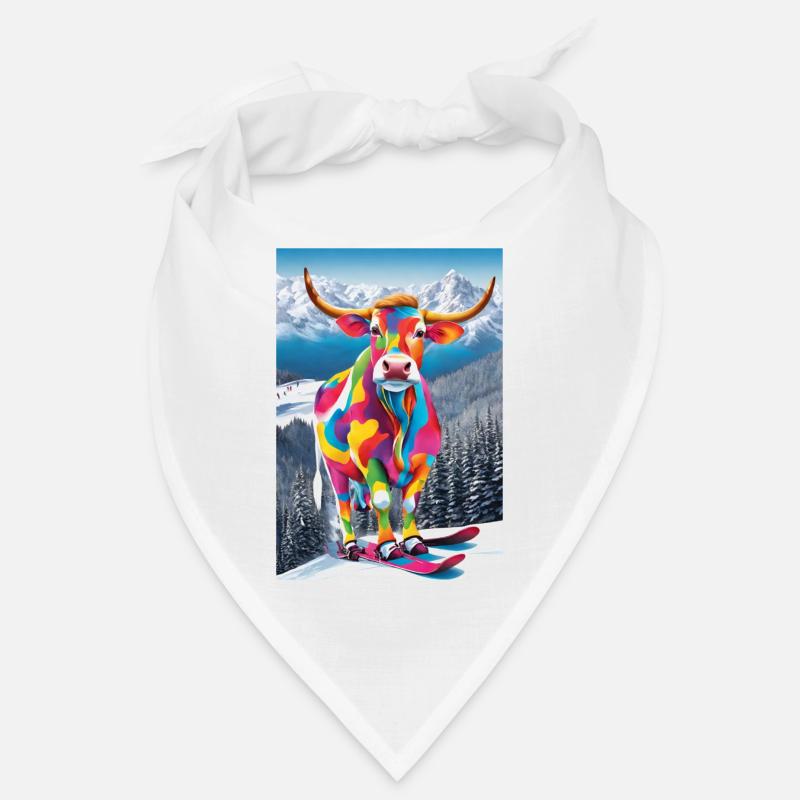 Vache dans la station de ski Bandana