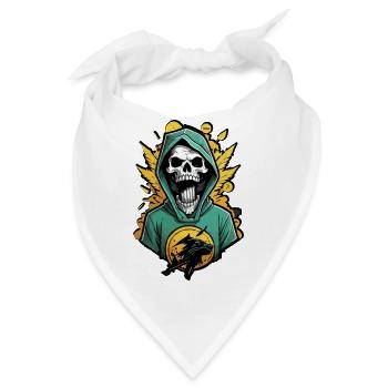 Tod in der Nachbarschaft - Bandana - Weiß - Vorne