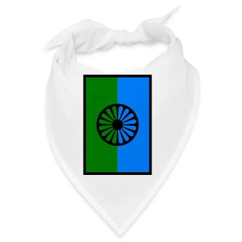 115552801 188819732 Romani-Flagge 1 - Bandana - Weiß - Vorne