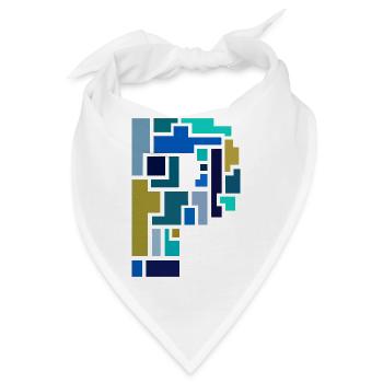 P - Bandana - Weiß - Vorne
