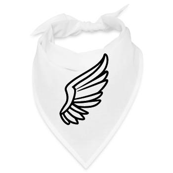 Engelsflügel - Bandana - Weiß - Vorne