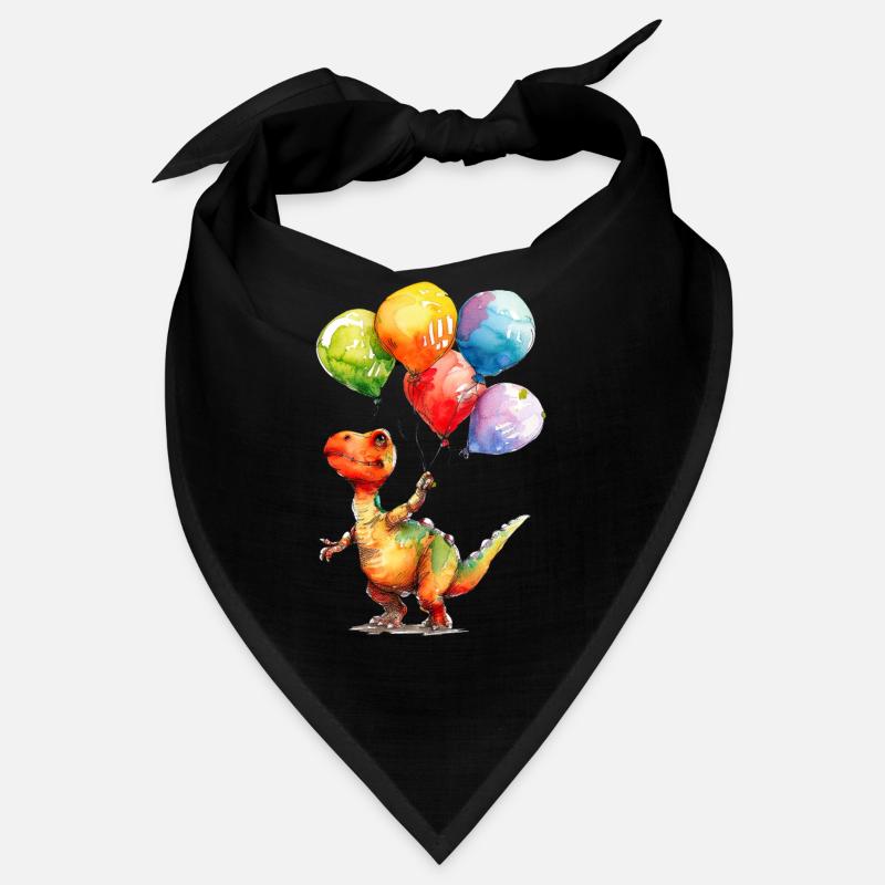 Saurier mit bunten Luftballons Bandana