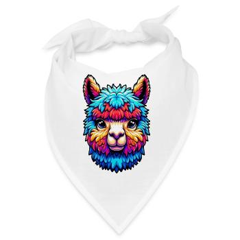 Alpaka - Bandana - Weiß - Vorne