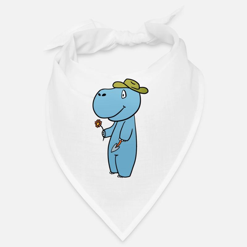 Nilpferd Garten Bandana