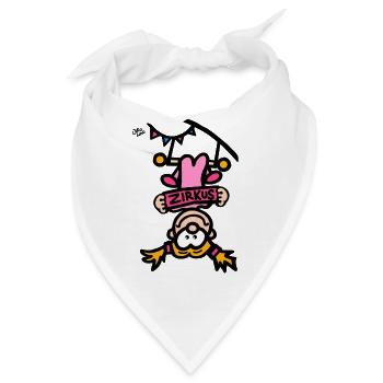 Zirkus - Bandana - Weiß - Vorne