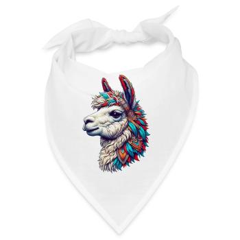 Alpaka - Bandana - Weiß - Vorne