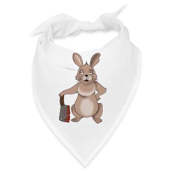 KillerHase - Bandana - Weiß - Vorne