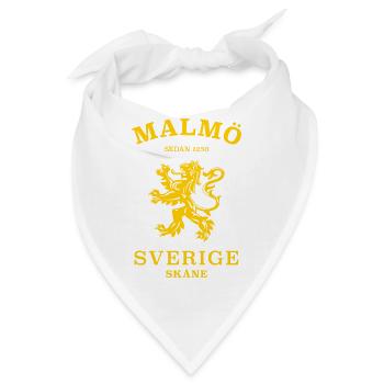 MALMÖ Sverige Schweden - Bandana - Weiß - Vorne