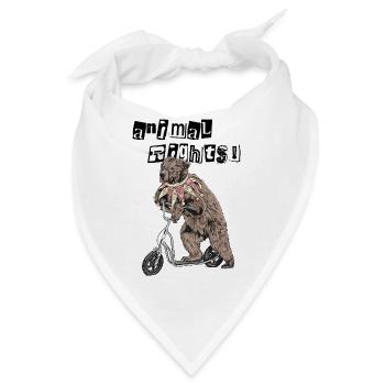 Animal Rights // Zirkusbär - Bandana - Weiß - Vorne