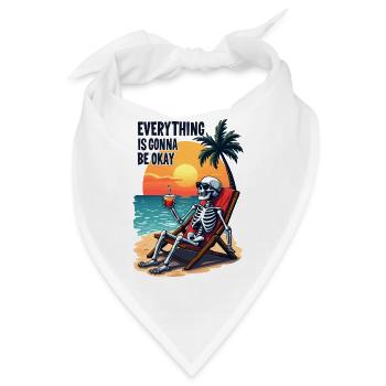 Alles wird gut - Bandana - Weiß - Vorne