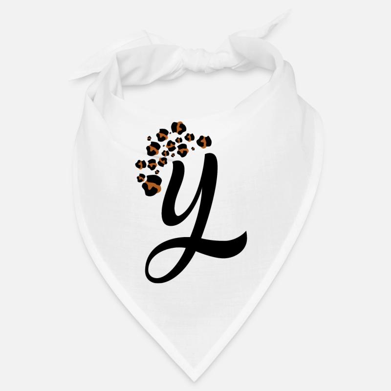 Letter and leopard patterns Bandana