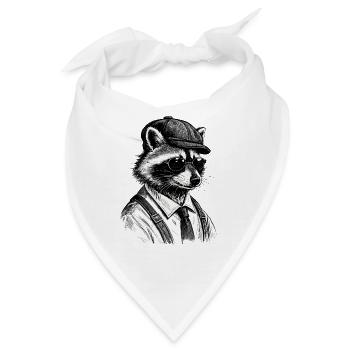 Herr - Bandana - Weiß - Vorne