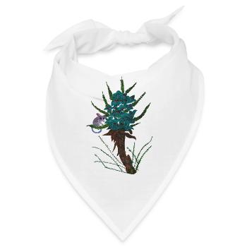 Zerbrechliche Schönheit - Bandana - Weiß - Vorne