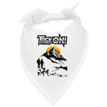 TREKKING UND WANDERN GESCHENKE - Bandana - Weiß - Vorne