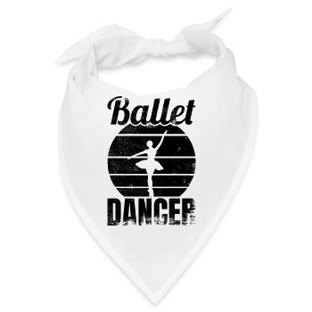 Ballett Tänzerin - Bandana - Weiß - Vorne