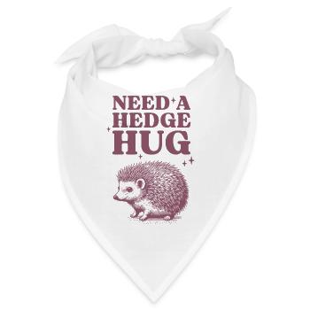 Igel Charm Motiv - Bandana - Weiß - Vorne