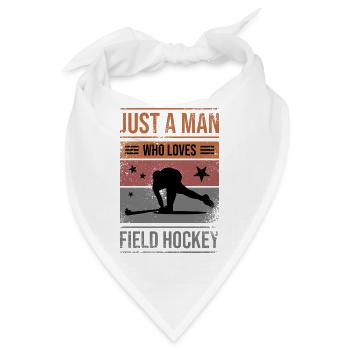 Feldhockey T-Shirt Design für Männer zum verschenk - Bandana - Weiß - Vorne