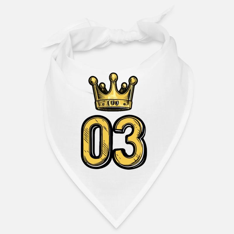 3 Number Crown Bandana