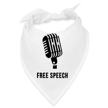 Free Speech  - Bandana - Weiß - Vorne
