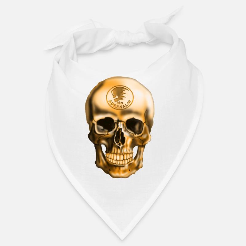 Schädel mit Adrenalin Emblem Bandana