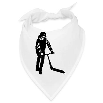Kick Scooter - Bandana - Weiß - Vorne