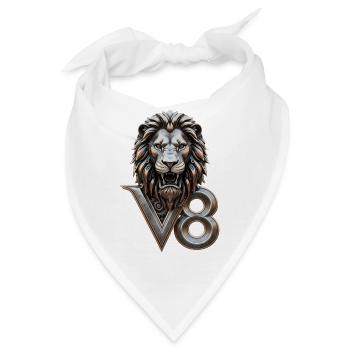 V8  - Bandana - Weiß - Vorne