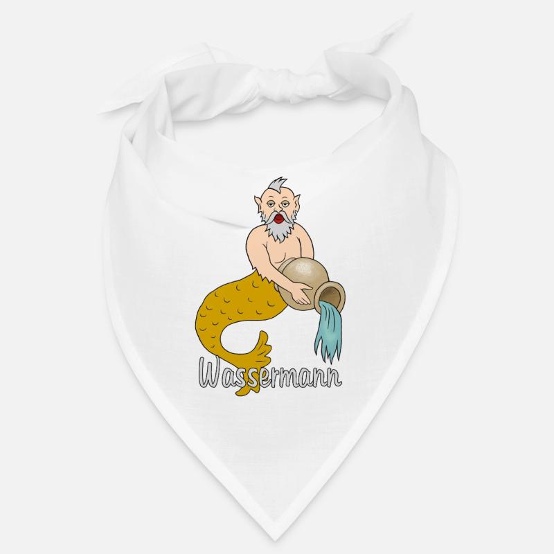 Sternzeichen Wassermann mit einem Krug Bandana