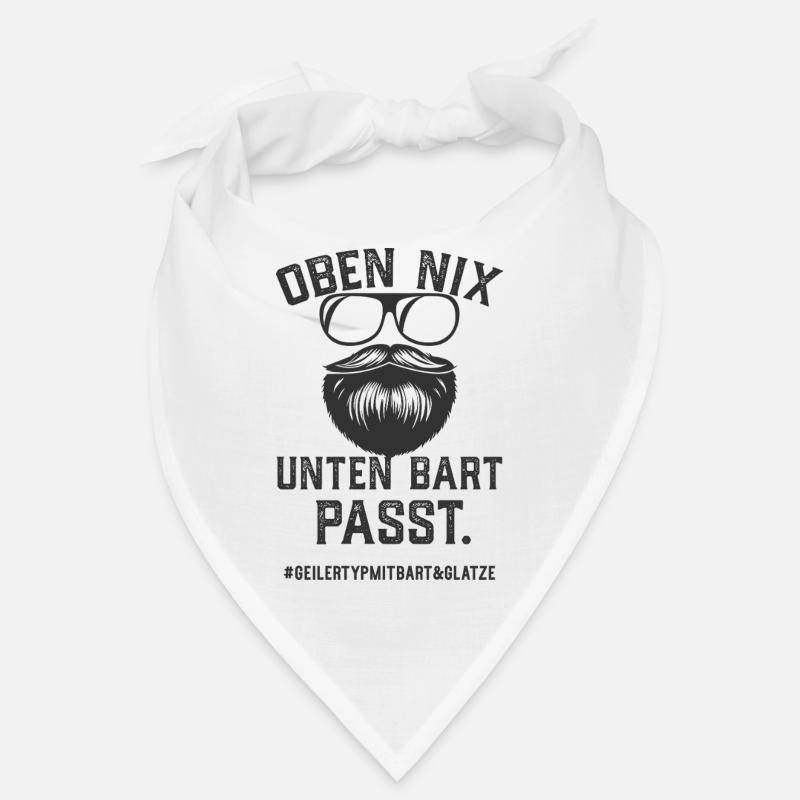 Geiler Typ Mit Bart Und Glatze Bartträger Vollbart Bandana
