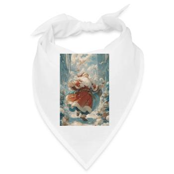 Weihnachtsmannparade in Frost City - Bandana - Weiß - Vorne