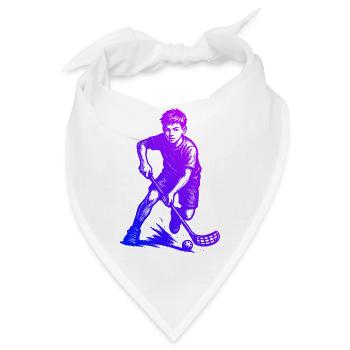 Floorball Stil für jeden Anlass - Bandana - Weiß - Vorne