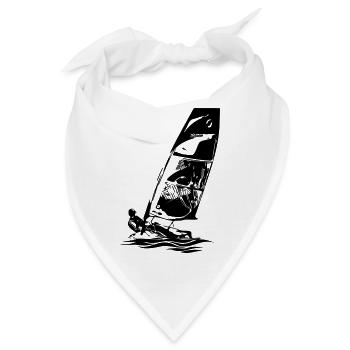 Open Skiff Segeljolle Segelboot Regattasegeln Kids - Bandana - Weiß - Vorne