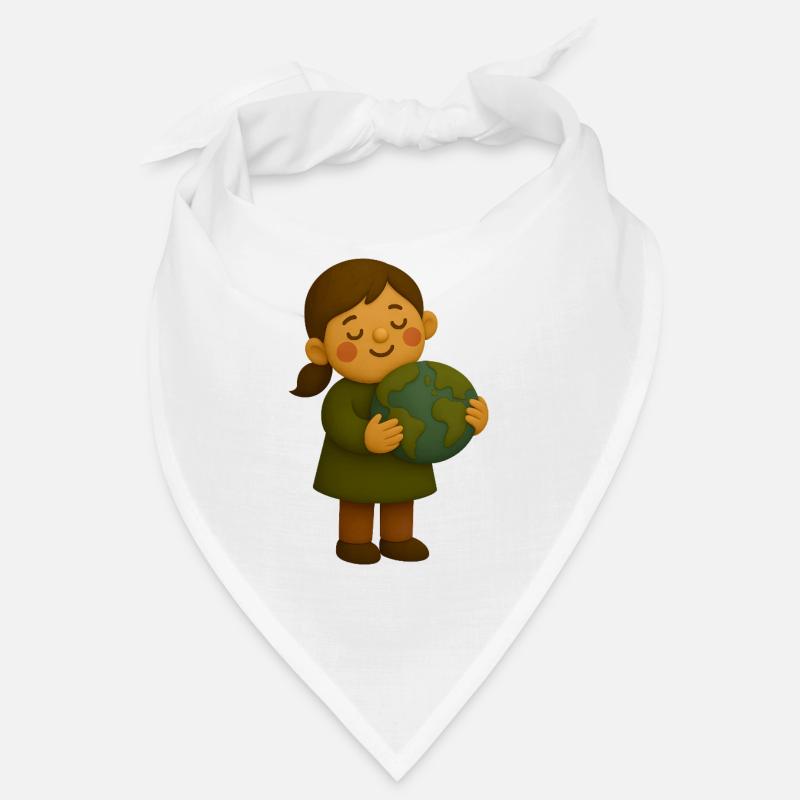 Little environmentalist with globe Bandana