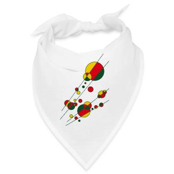 Kreise - Bandana - Weiß - Vorne