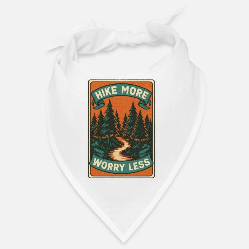 Hike More Worry Less Bandana