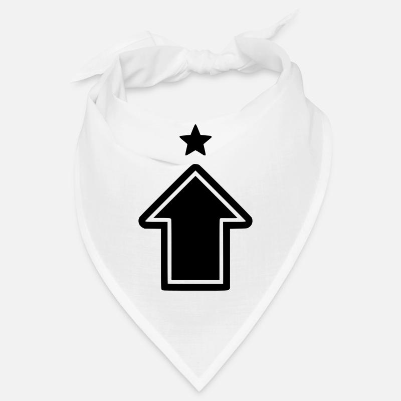 Pfeil Aufstieg Symbol Bandana