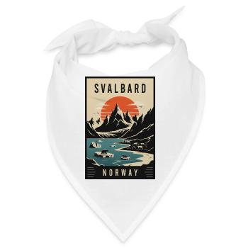 Entdecken Sie die Polarabenteuer von Svalbard in Norwegen - Bandana - Weiß - Vorne