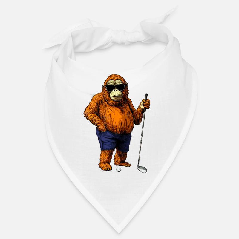 Affe Golfspieler Bandana