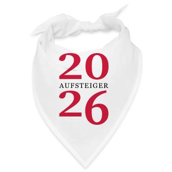 Aufsteiger 2026 Aufstieg - Bandana - Weiß - Vorne