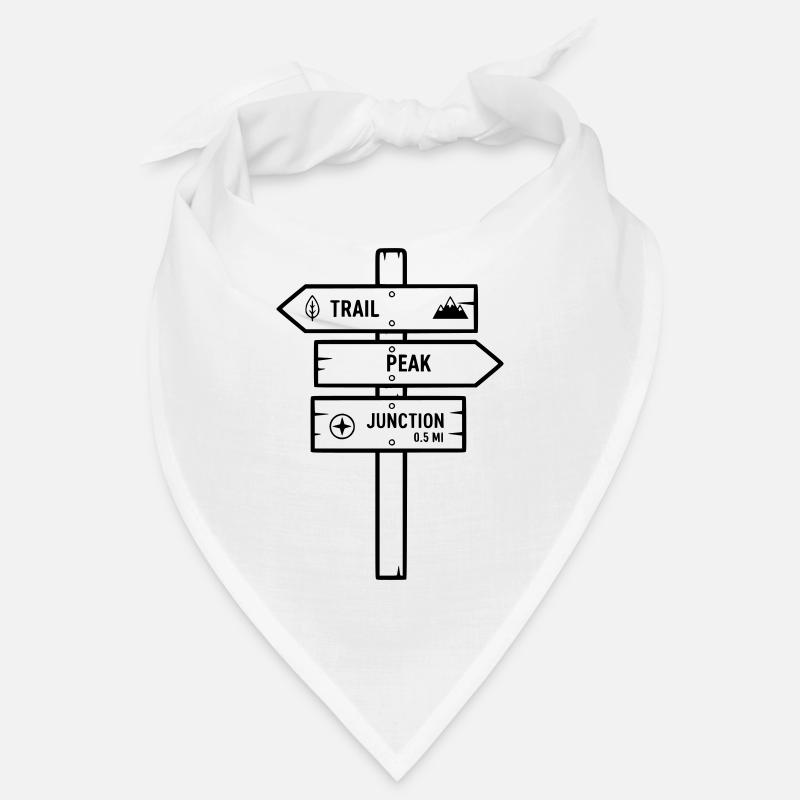 Wegweiser Schild Trail Peak Bandana
