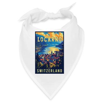 Entdecken Sie Ruhe in Locarno – Schweiz - Bandana - Weiß - Vorne