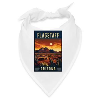 Entdecken Sie die landschaftliche Schönheit von Flagstaff in Arizona - Bandana - Weiß - Vorne