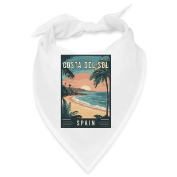 Erleben Sie die mediterrane Costa del Sol in Spanien - Bandana - Weiß - Vorne