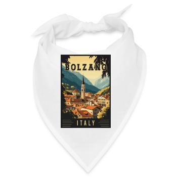 Entdecken Sie die Alpenstadt Bozen in Italien - Bandana - Weiß - Vorne