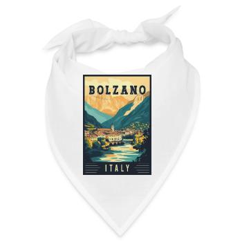Erleben Sie die Alpenstadt Bozen in Italien - Bandana - Weiß - Vorne