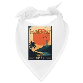 Erleben Sie die arabische Schönheit von Muscat in Oman - Bandana - Weiß - Vorne